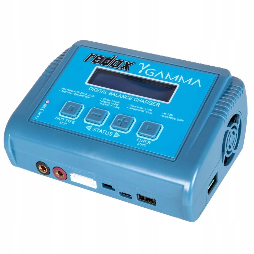 Mikroprocesorová nabíječka Redox Gamma s vestavěným napájecím zdrojem
