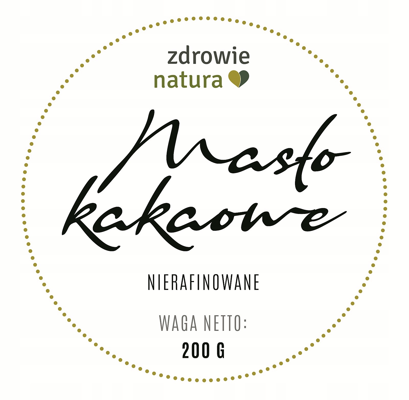 

Masło Kakaowe Nierafinowane 200g Ekwador Aromat!