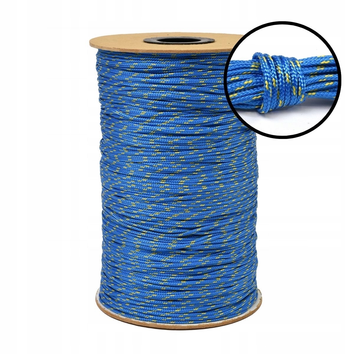 Polypropylenové lano Pletená námořnická šňůra 6 mm 300M Cívka