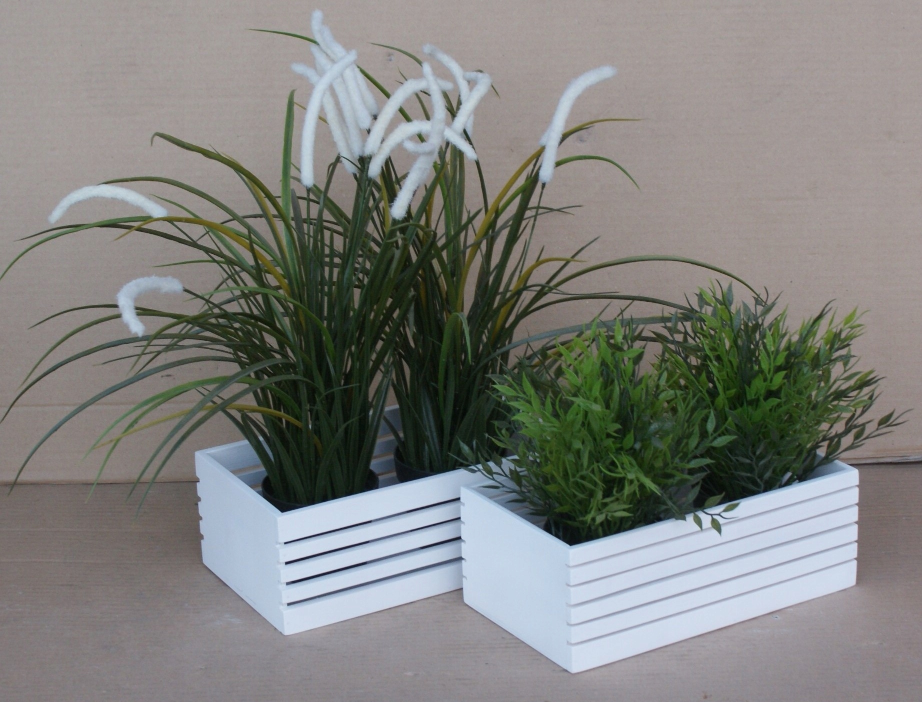 SKRZYNKA DREWNIANA OSŁONKA NA KWIATKI POJEMNIK Wysokość produktu 10.5 cm