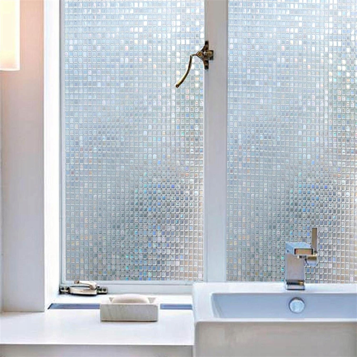 FOLIA NA SZYBĘ OKIENNA ŁAZIENKOWA PRYSZNIC CHRONIĄCA PRYWATNOŚĆ 45*200cm