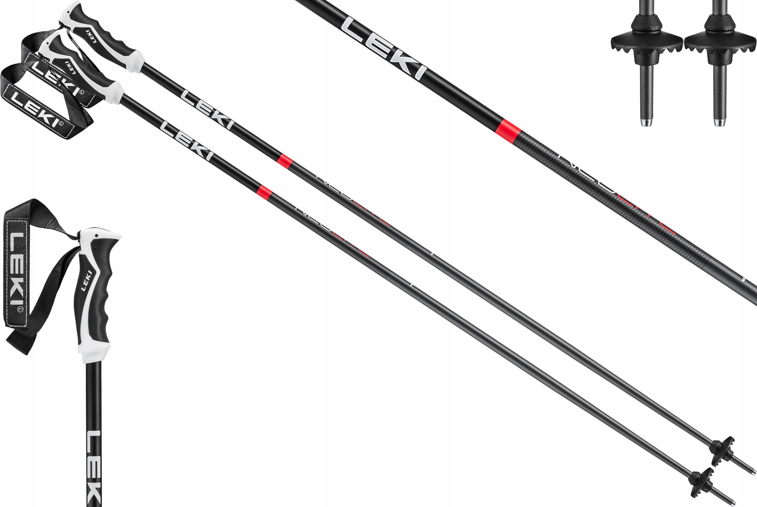 Kijki kije narciarskie zjazdowe Leki Neolite 65346441 120cm