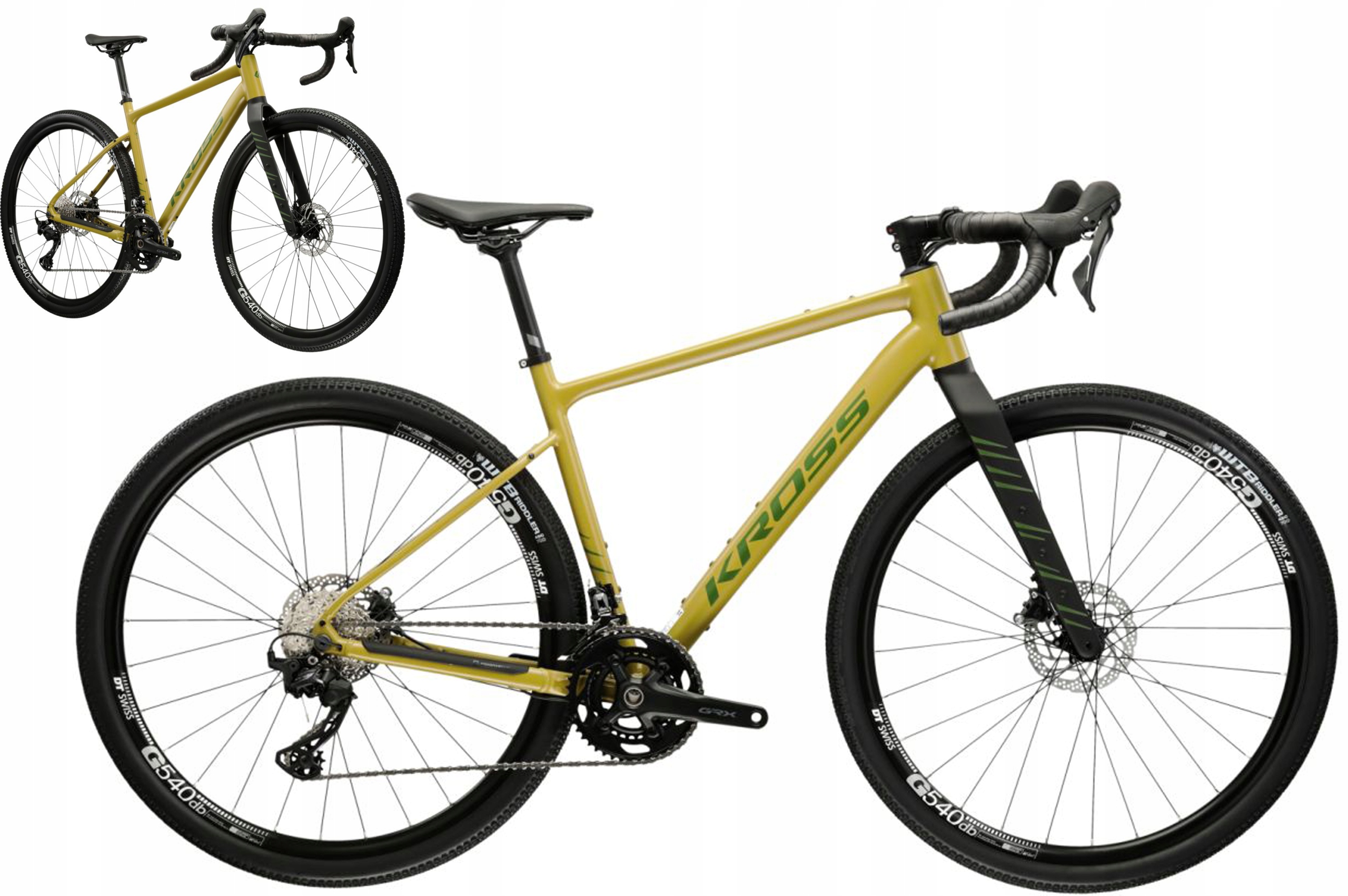 Rower 28" Gravel Kross Esker 6.0 rama Xs 17" (43.5cm) brązowy zielony R25