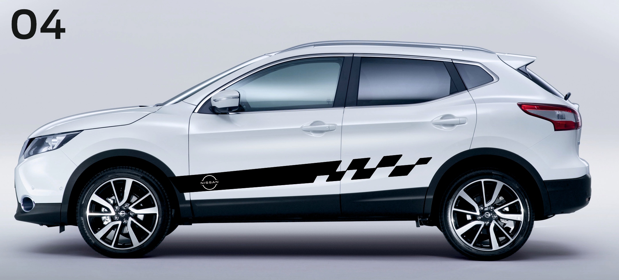 Samolepky na auto Nissan Qashqai 04