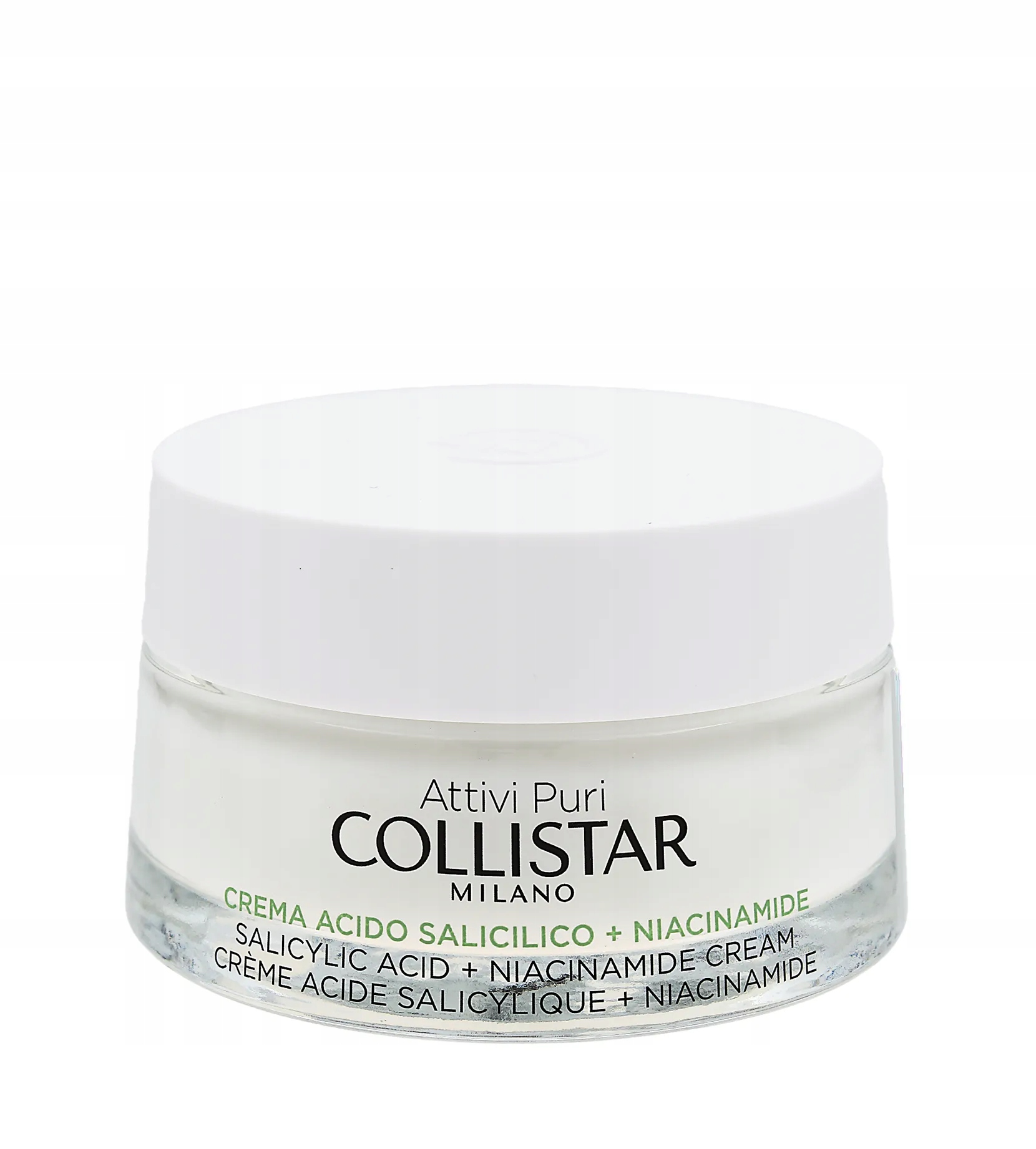 Collistar Attivi Puri Salicylic Acid Niacinamide zklidňující krém s kysel