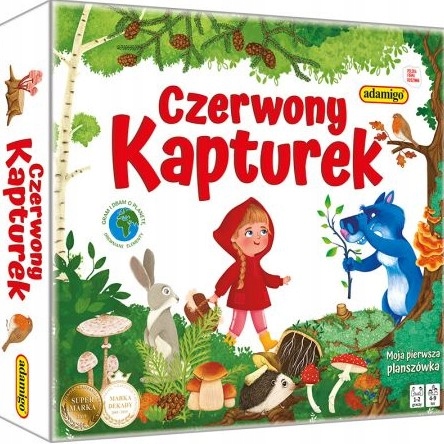 CZERWONY KAPTUREK - GRA PLANSZOWA ADAMIGO