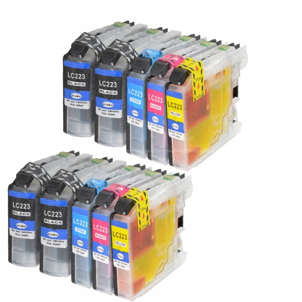 

10x Tusz Do Brother LC223 MFC-J480DW MFC-J680DW