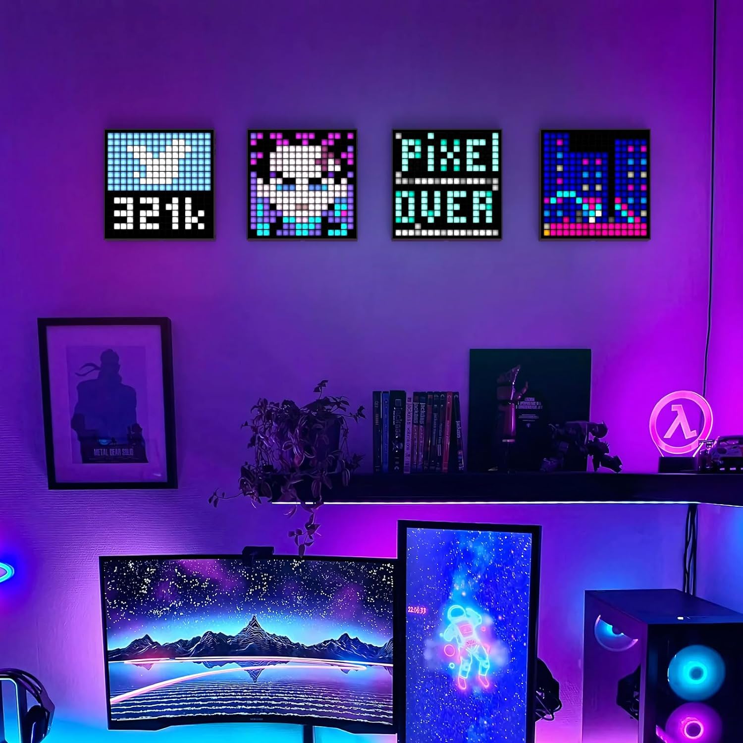 WYŚWIETLACZ LED PIXEL ART EKRAN PIKSELOWY 16 X 16 O WYSOKIEJ ROZDZIELCZOŚCI Kod producenta 00T0115BKEU