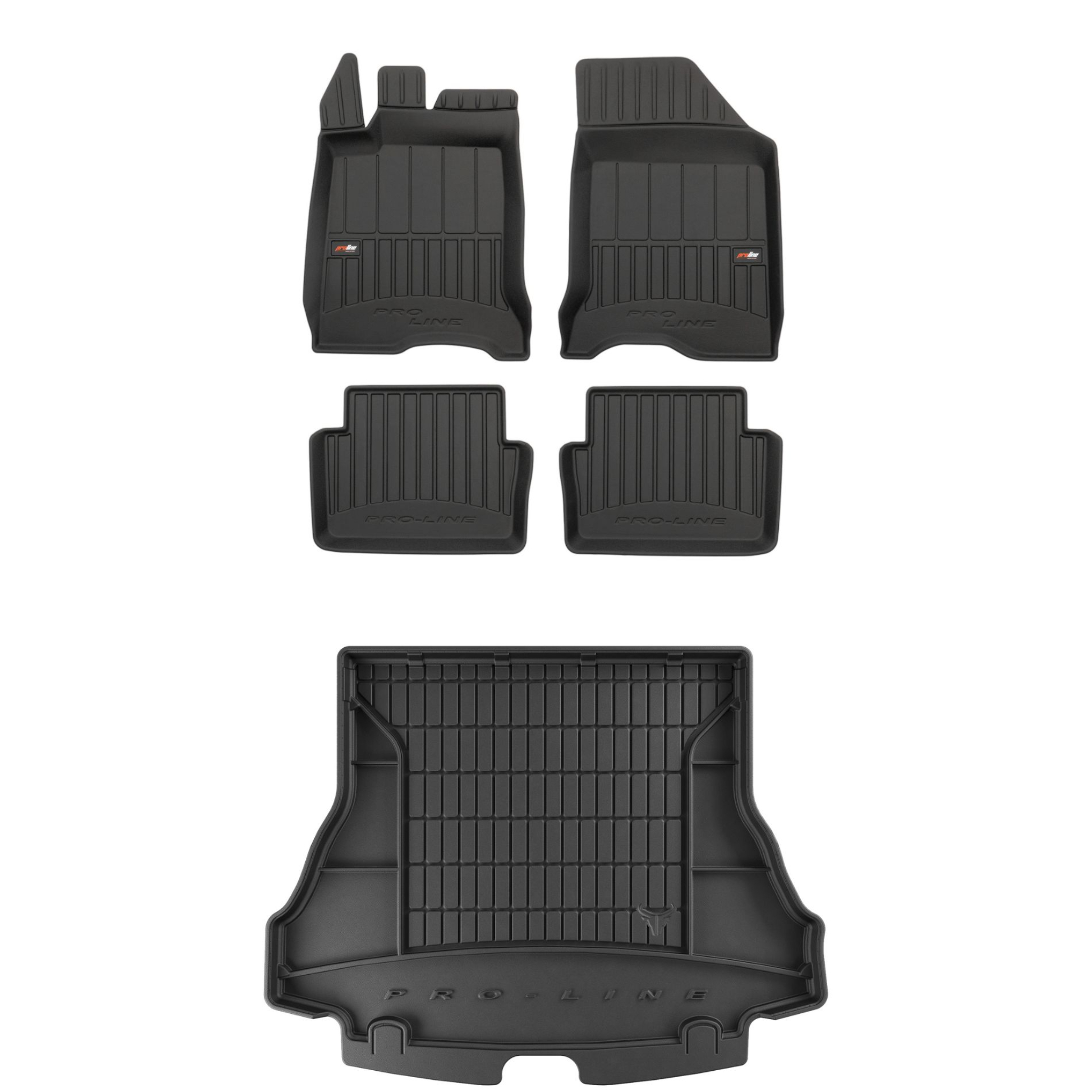 Sada gumových kobercov a rohoží pre Renault Laguna II 2001-2007