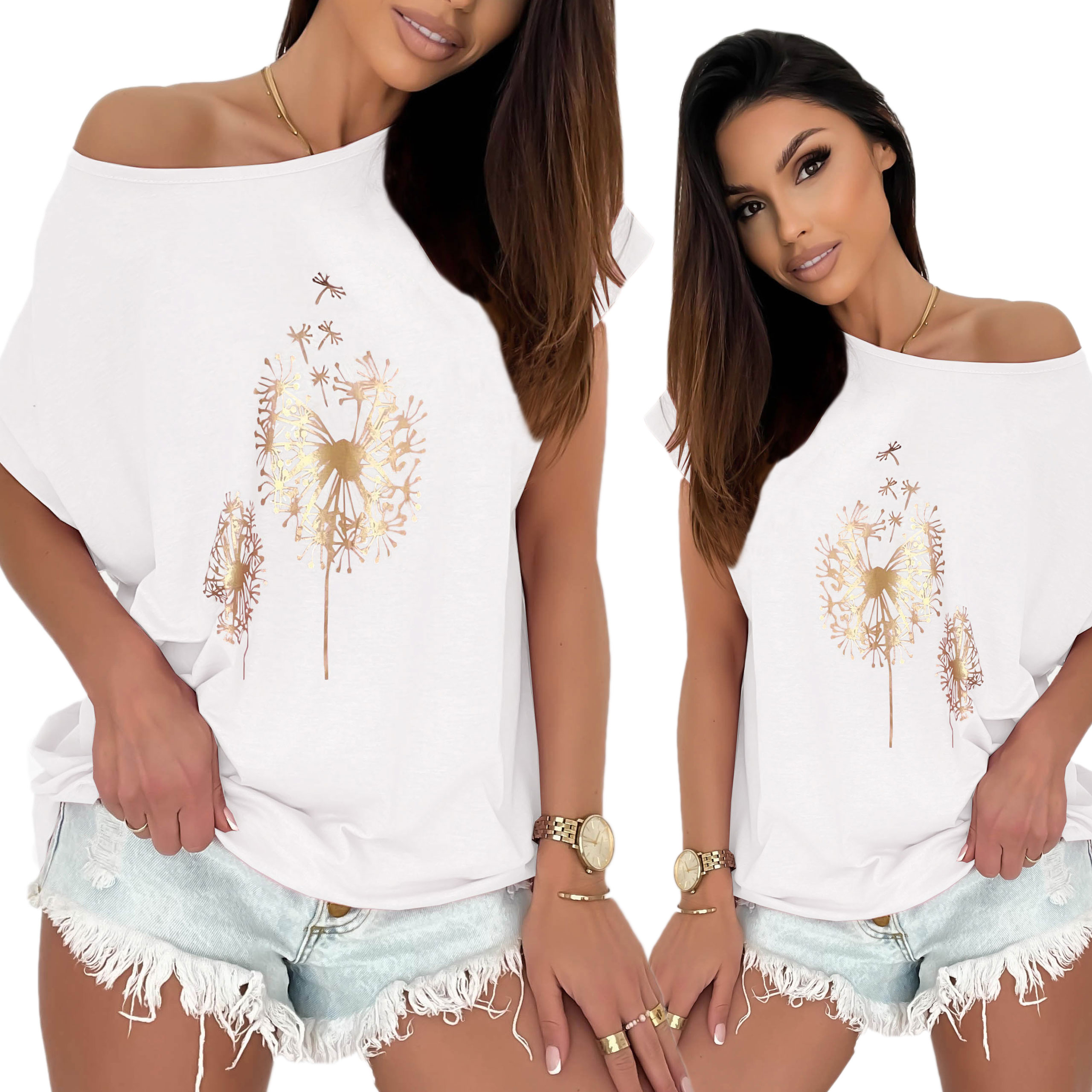 

Bluzka T-shirt Luźna 4XL