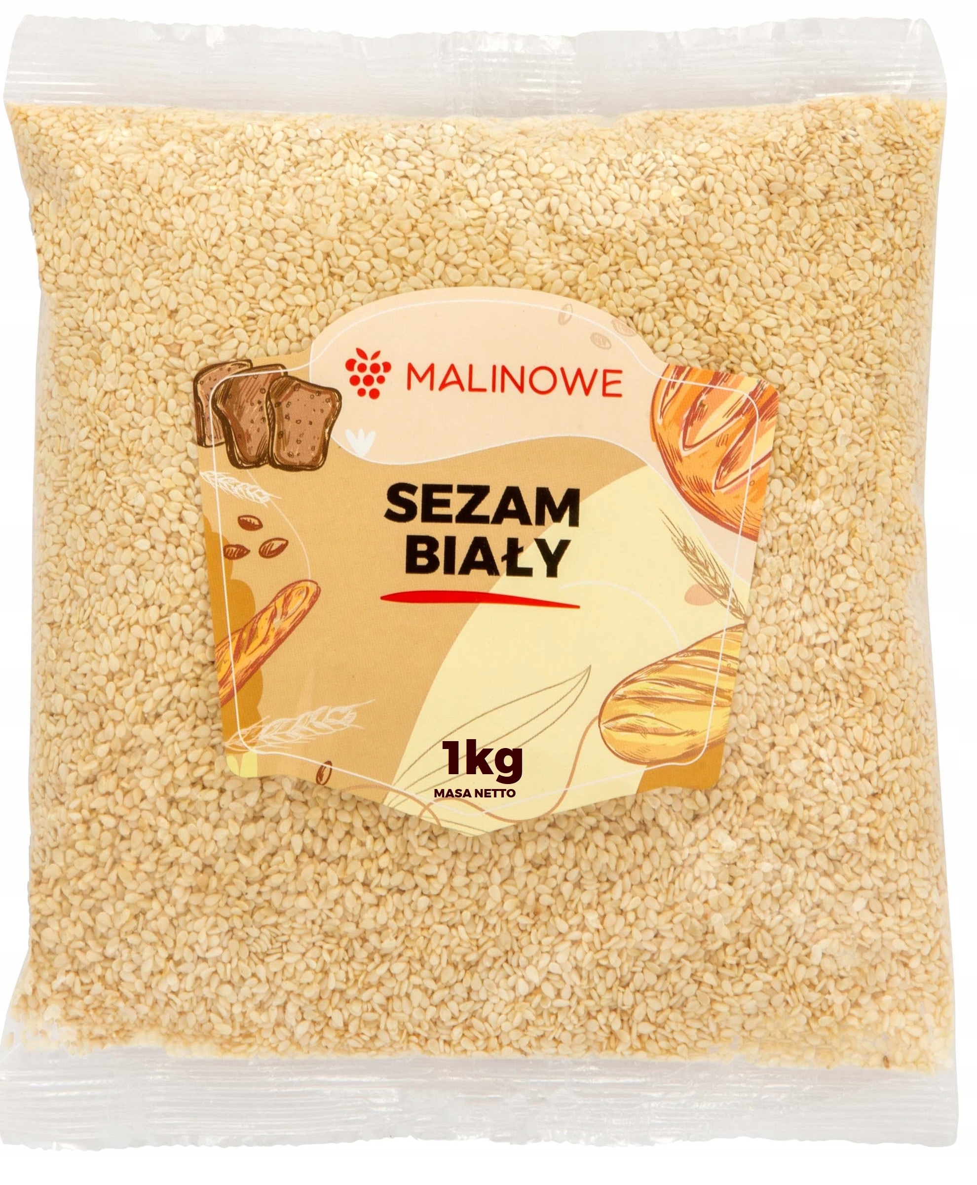 

Sezam 1KG Ziarno Biały Łuskany Świeży Sushi