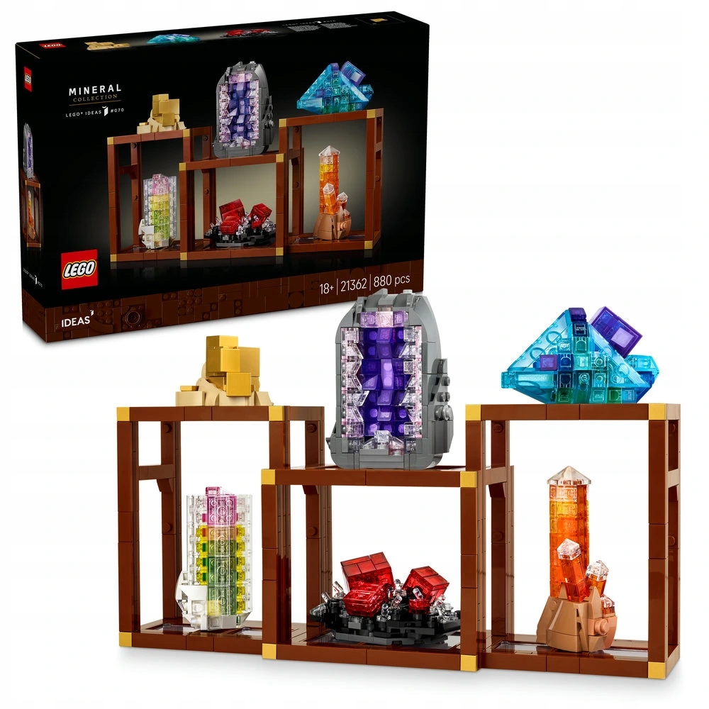 Lego Ideas 21362 Sbírka minerálů