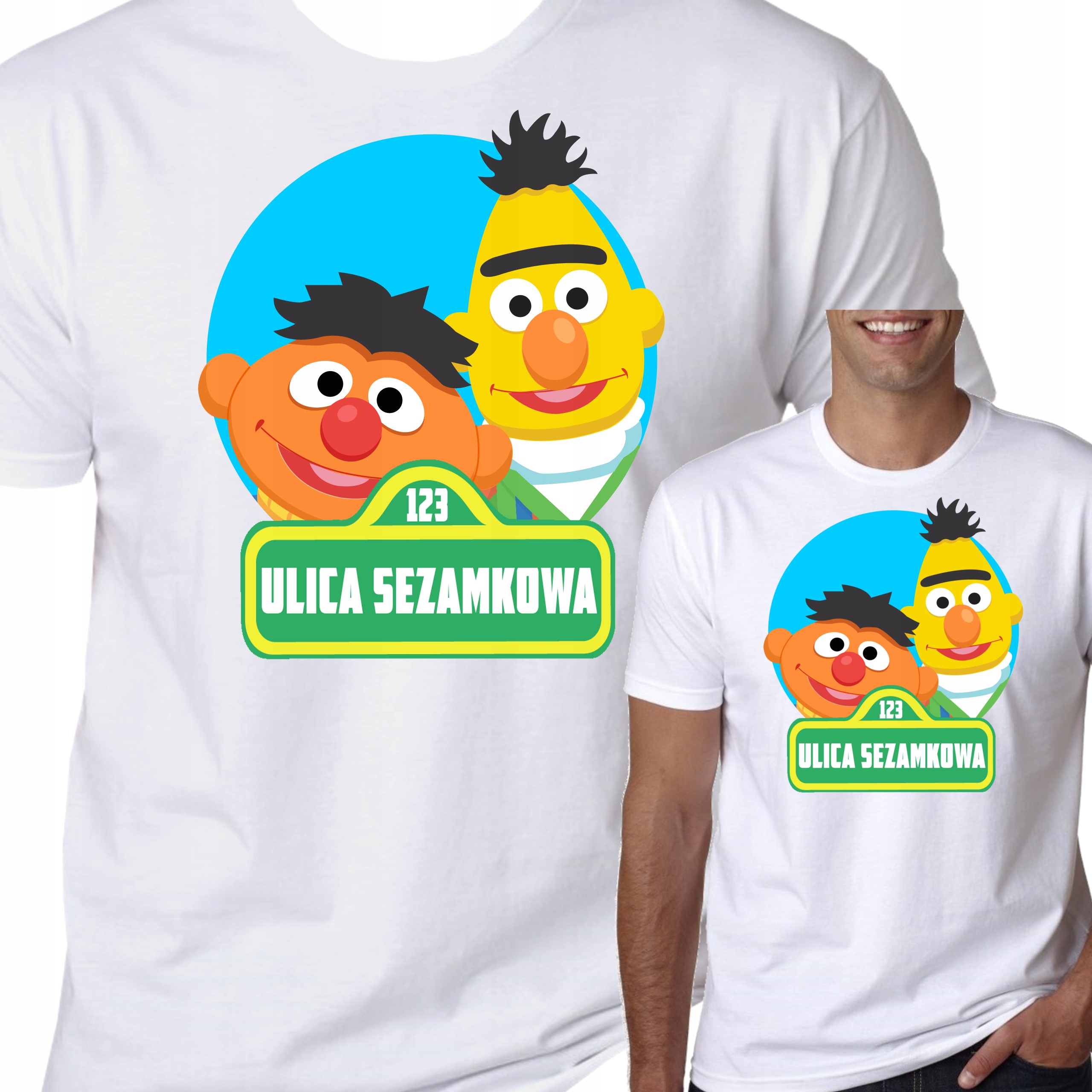 

T-Shirt Koszulka Ulica Sezamkowa Prezent XL 0710