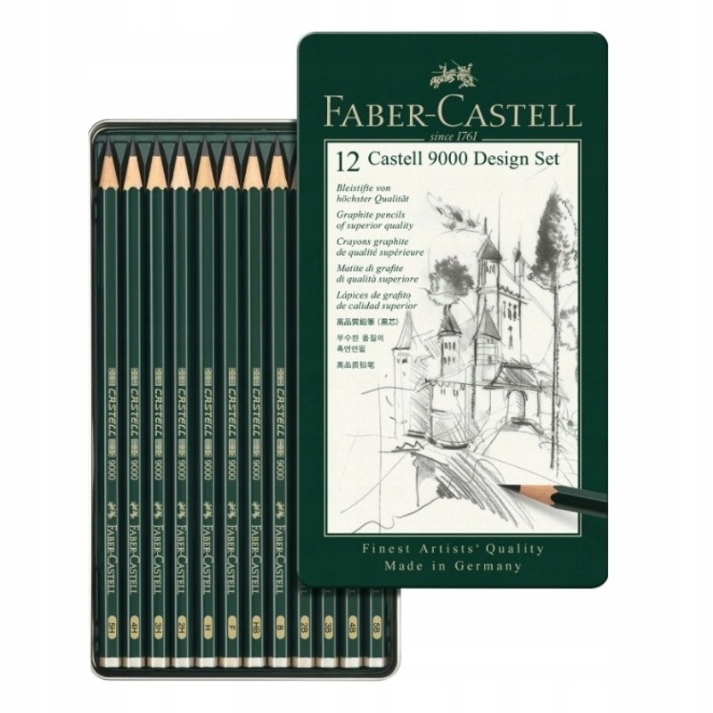 

Zestaw Ołówków Faber-Castell 9000 Design 12 sztuk