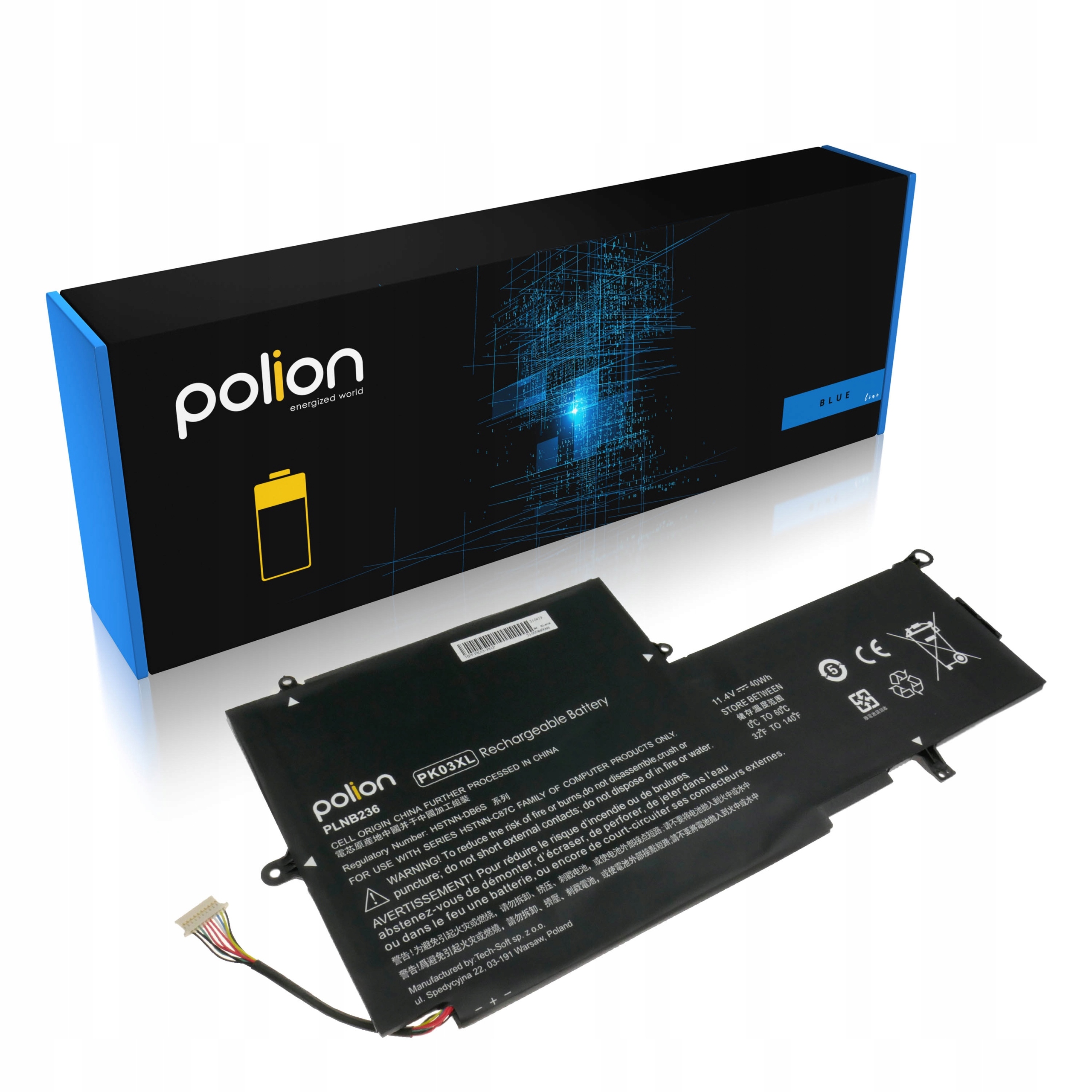 Baterie PK03XL pro Hp Envy Spectre x360 13