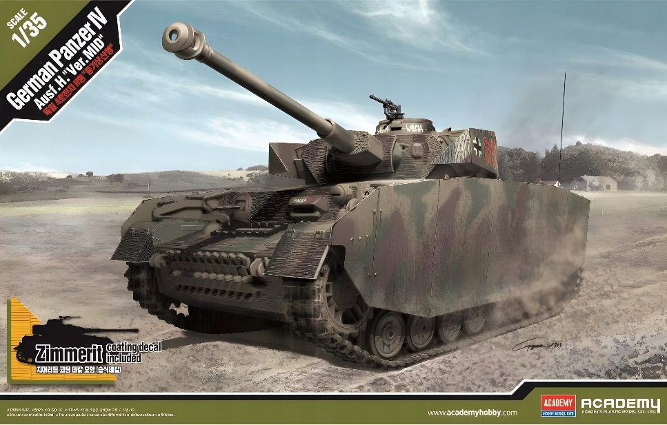 Pz.Kpfw. IV Ausf. H Ver. MID SSPz.Div. Normandie 1944 1:35
