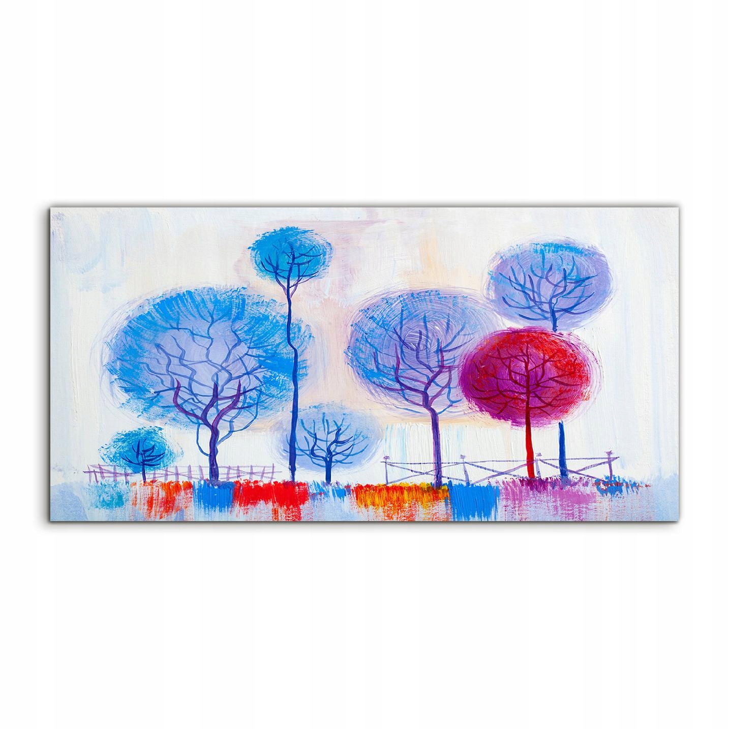 

Fotoobraz 100x50 z nadrukiem Art Drzewa Abstrakcja