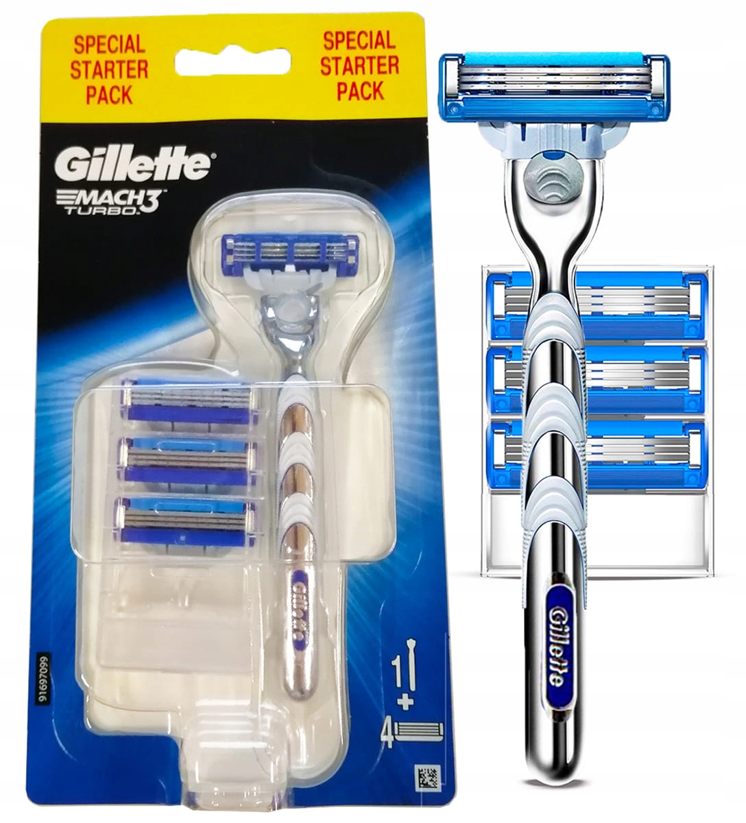 

Gillette Mach 3 Turbo wkłady + rączka maszynka