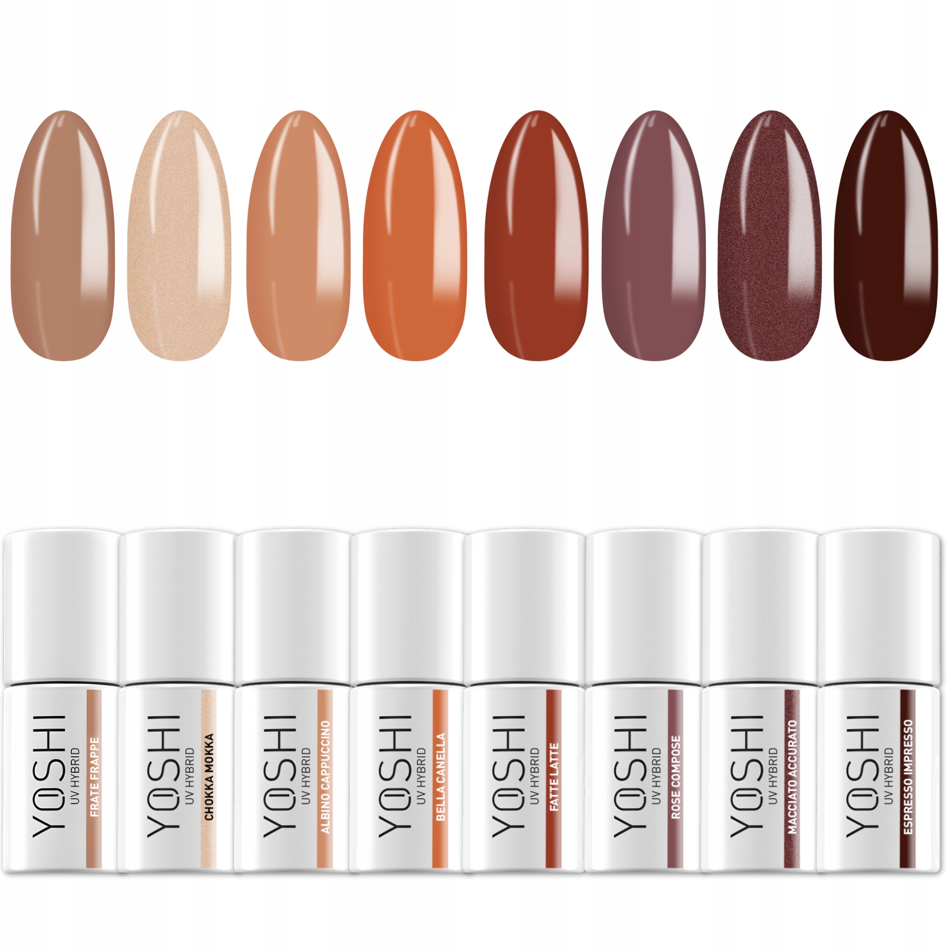 Yoshi Lakier Hybrydowy 8x Kolekcja Ciao Italiani Do Paznokci Na Jesień Zimę