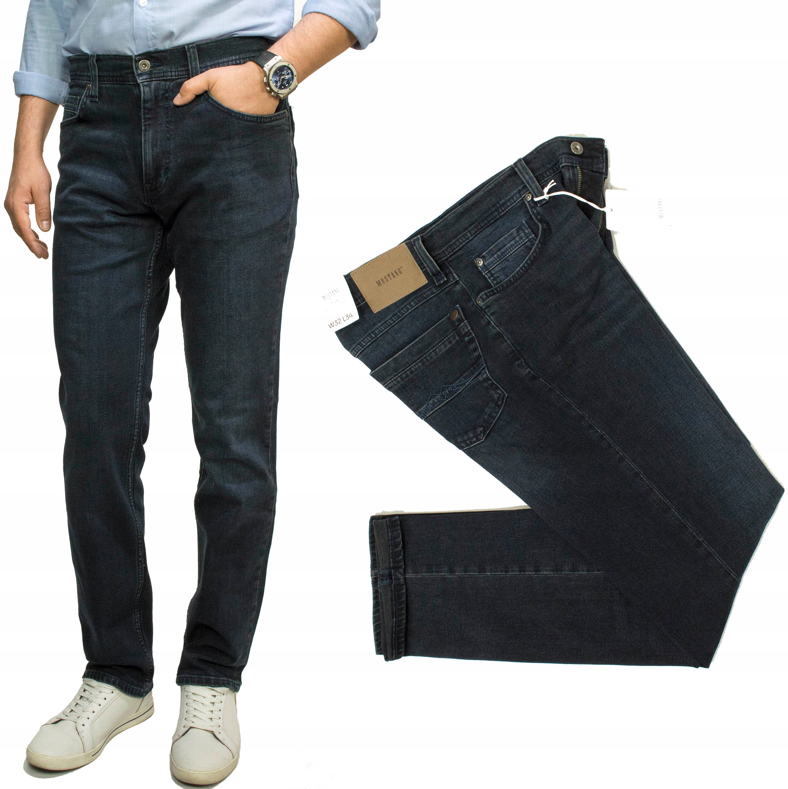 Mustang Washington Straight 882 pánské džíny jednoduché džíny W40 L32