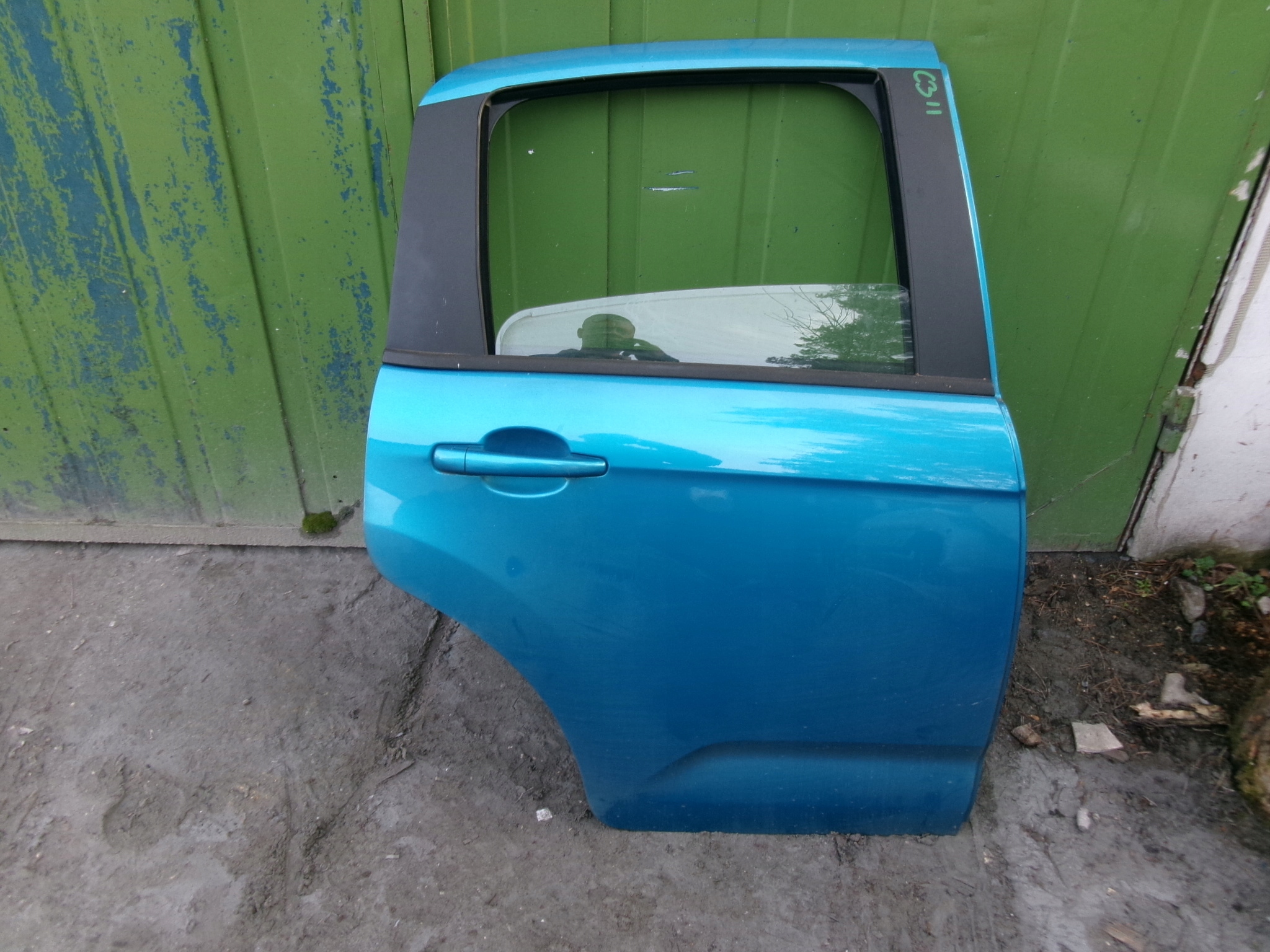 CITROEN C3 II DRZWI PRAWE TYŁ KOMPLETNE