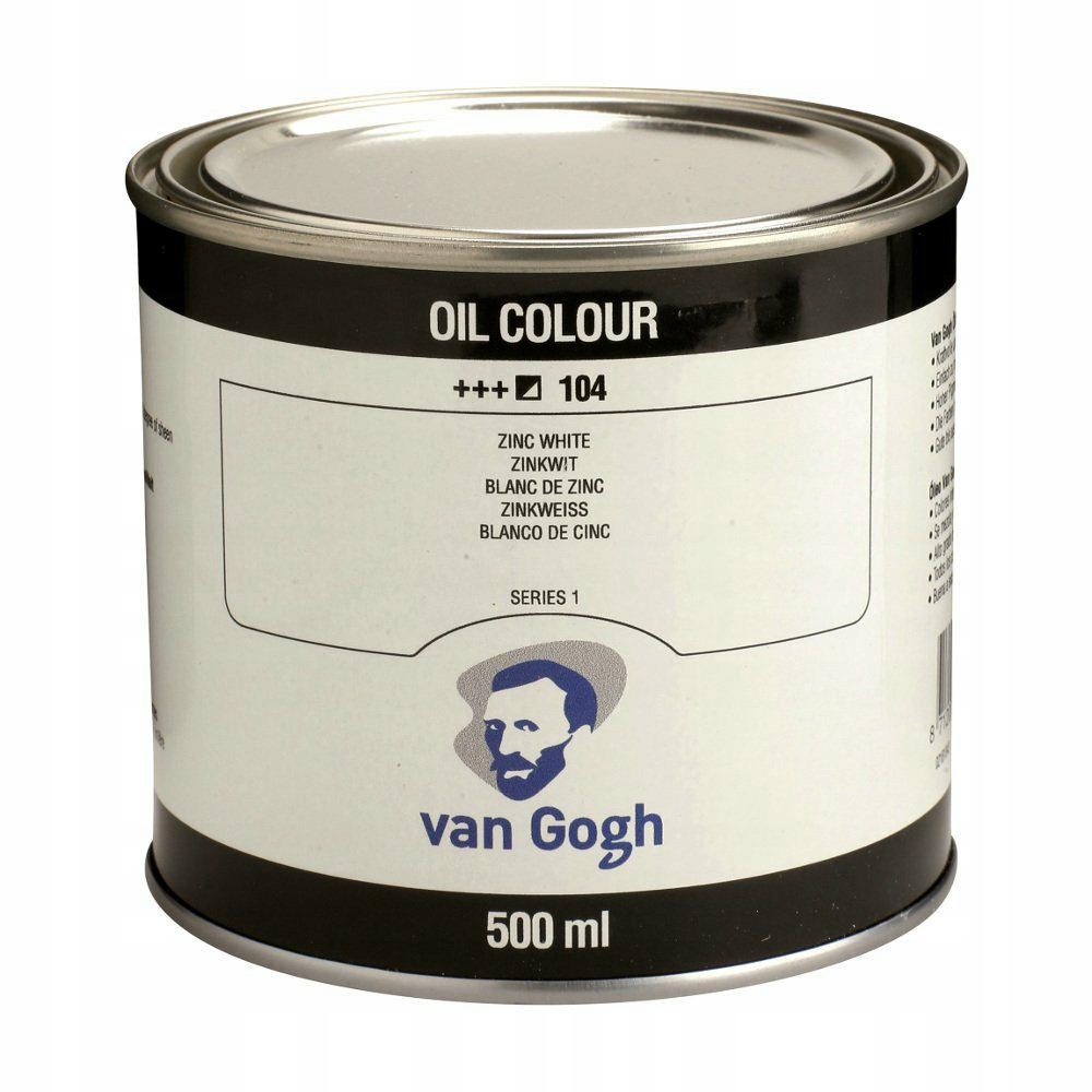 Barva olejová 500ml 104 Zinc White Van Gogh Talens