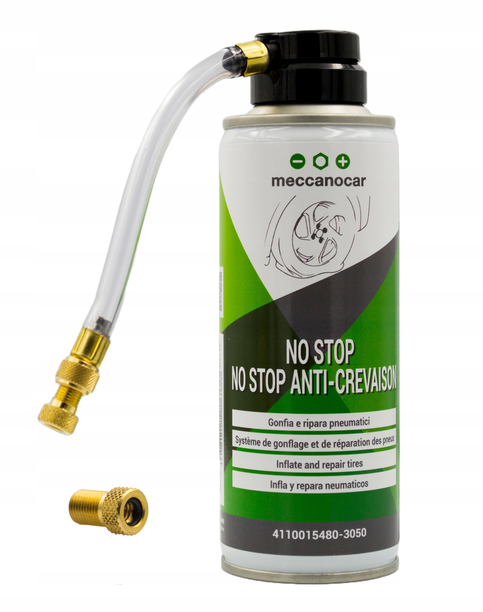 ZESTAW- 3X KOŁO ZAPASOWE W SPRAYU DO NAPRAWY OPON USZCZELNIACZ - MECCANOCAR Producent MECCANOCAR