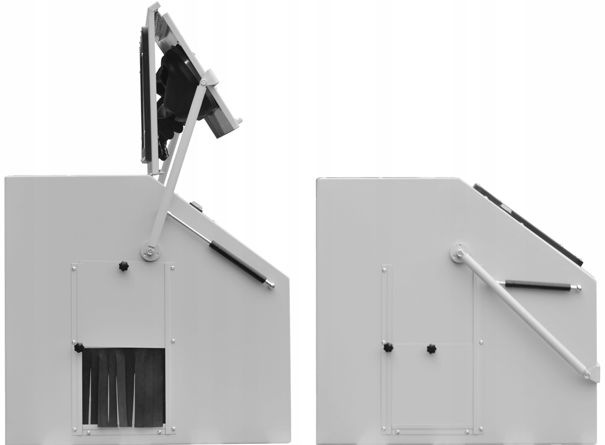 PIASKARKA 350L GÓRNE OTWARCIE DO PROFILI KOMPRESOR ŚRUBOWY 7,5kW BUTLA 270L Rodzaj kabinowa
