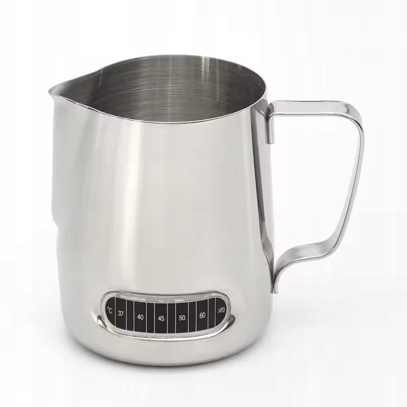 DZBANEK MLECZNIK STAL NIERDZEWNA DO MLEKA ŚMIETANKI Z TEMPERATURĄ 350ML