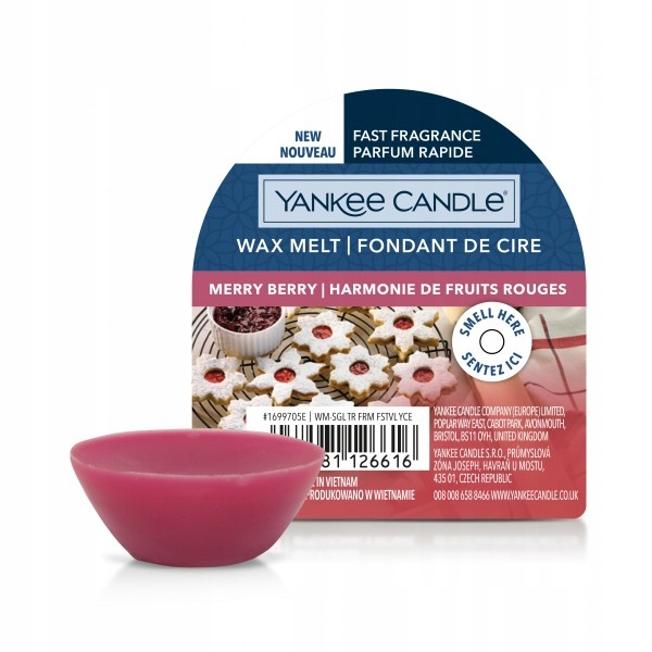 

Wosk Zapachowy Pudełko Yankee Candle Merry Berry