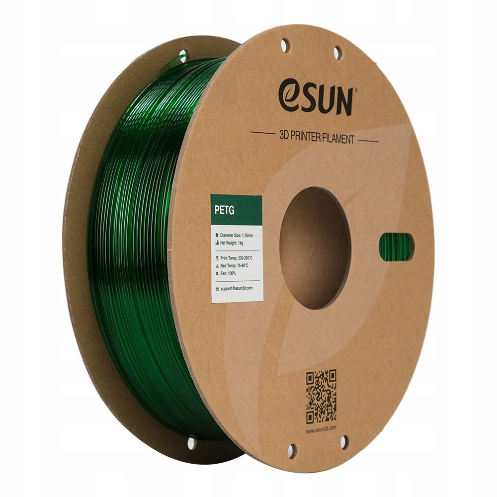ESun PETG Filament Zielony Butelkowy 1.75mm