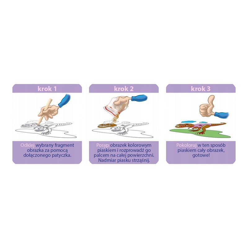 Piaskowe obrazki ŚWIĄTECZNE malowanie piaskiem Marka Niko