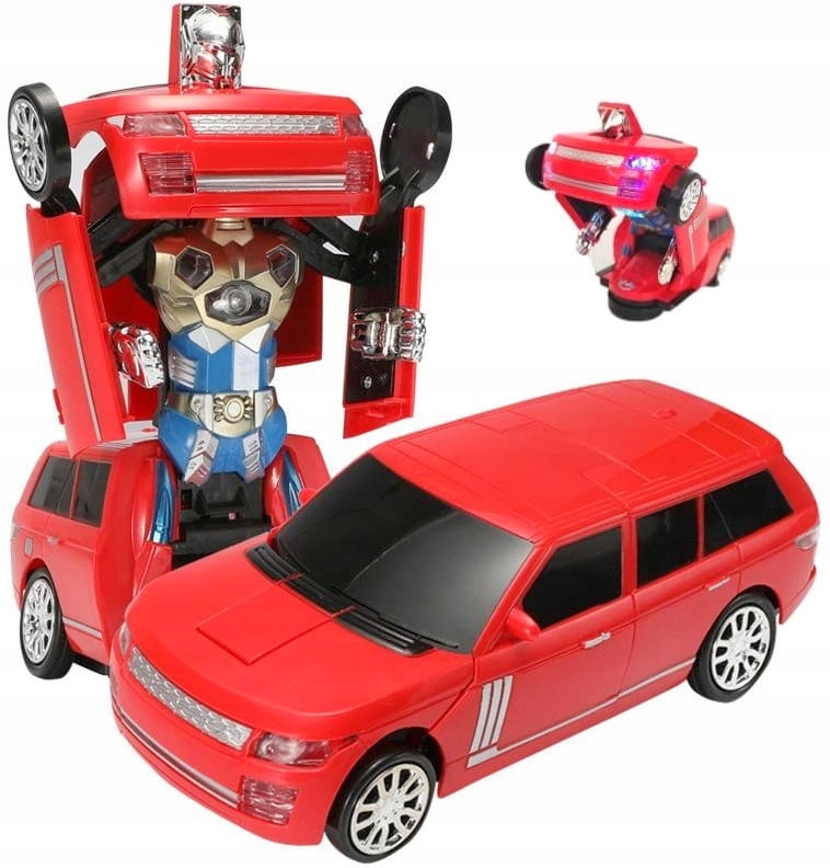 

Auto Robot Wojownik Zmieniający Się Światło Dźwięk