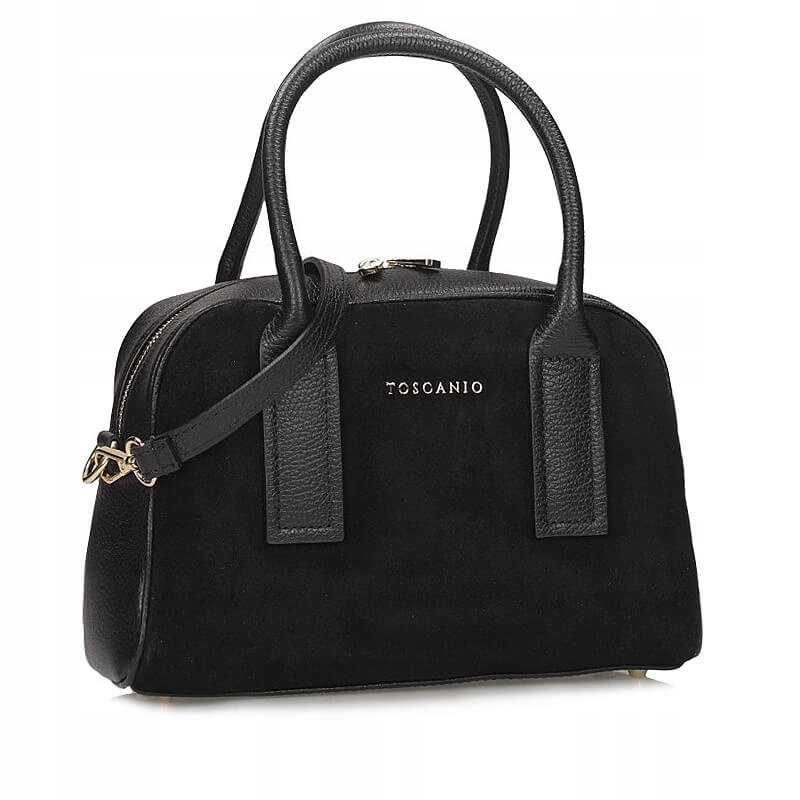 Italská kožená kufřík Toscanio G122 černá