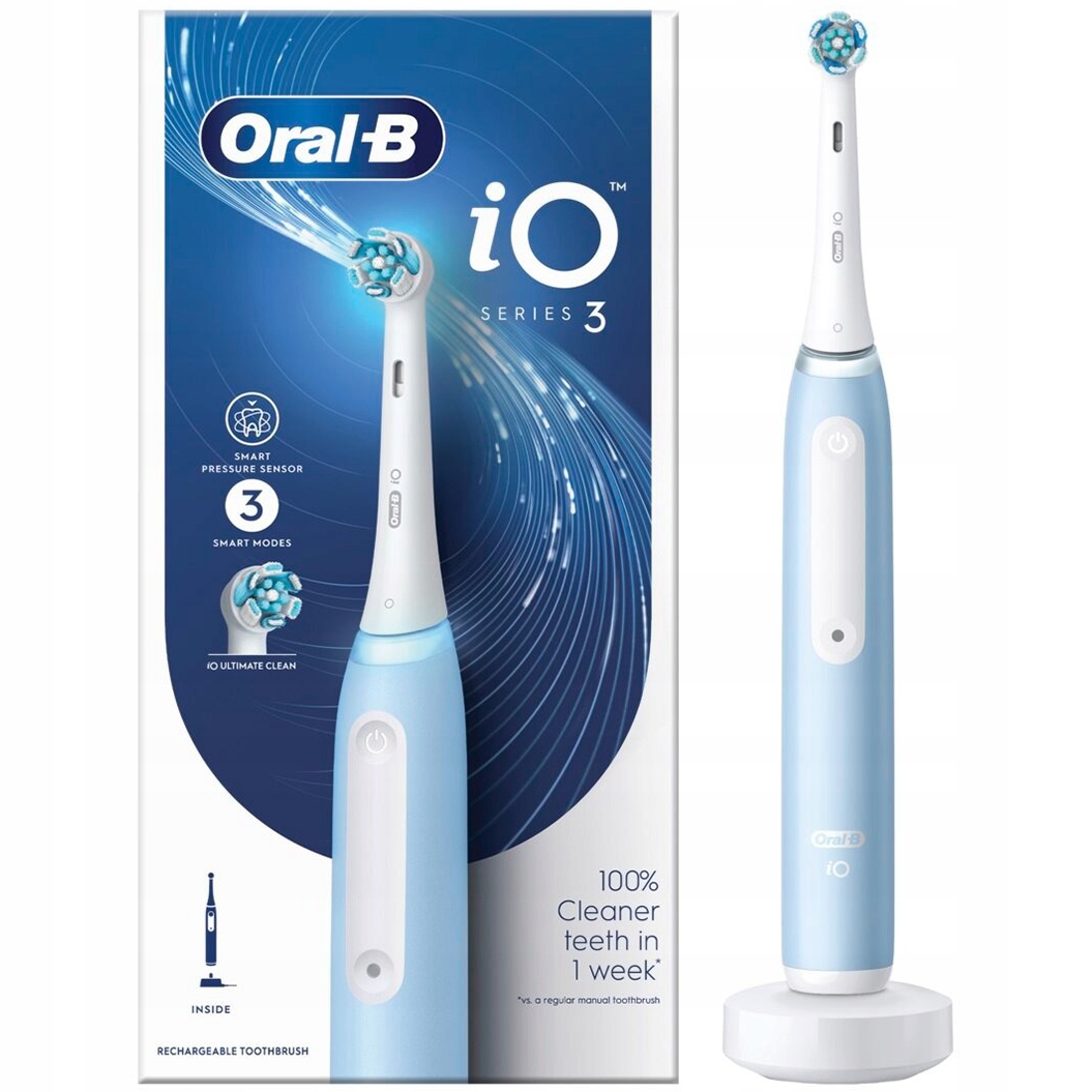 Szczoteczka Elektryczna Do Zębów Oral-b Io Series 3 Ice Blue