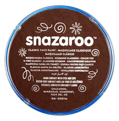 

Snazaroo 18 ml Ciemny Brąz farba do ciała