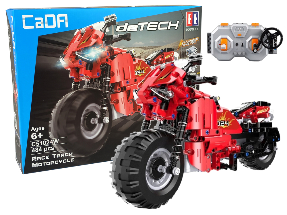 Klocki motocykl Cada R/ C Lean Toys 290x180 mm