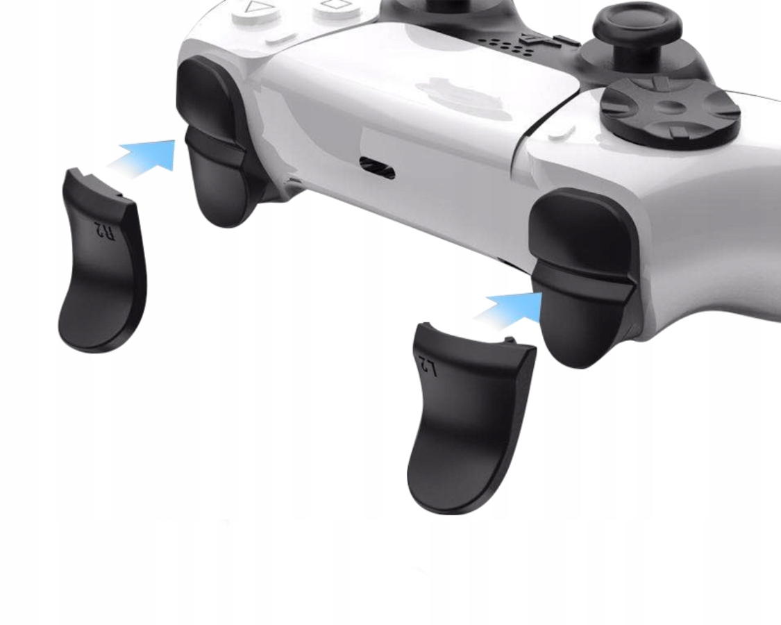 IRIS Przedłużki nakładki przedłużające spusty L2 R2 na triggery pada PS5