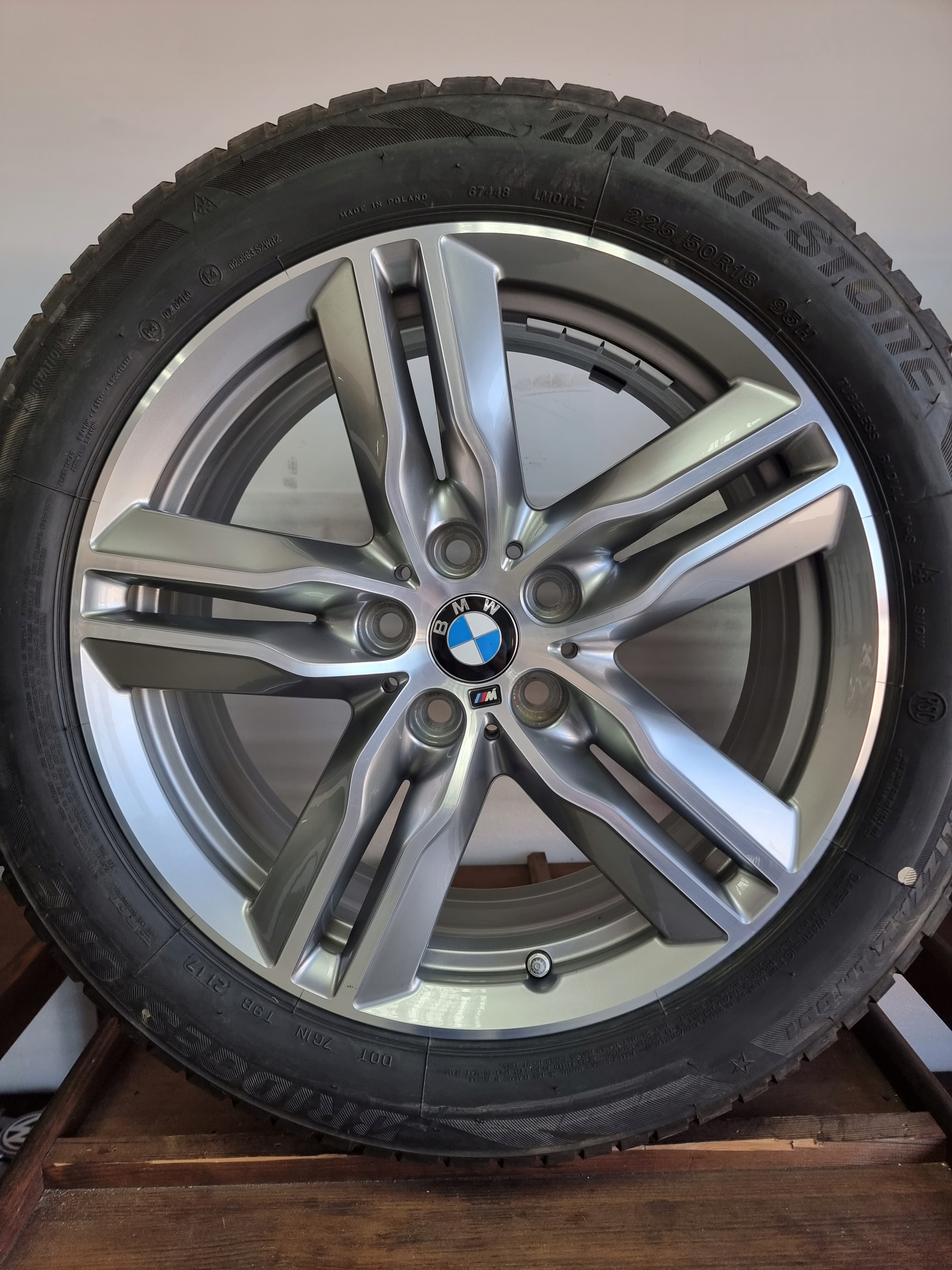 КОЛЕСА BMW X1 F48 X2 F39 18 ЦЕЛЫЕ BRIDGESTONE 2017 фото 8