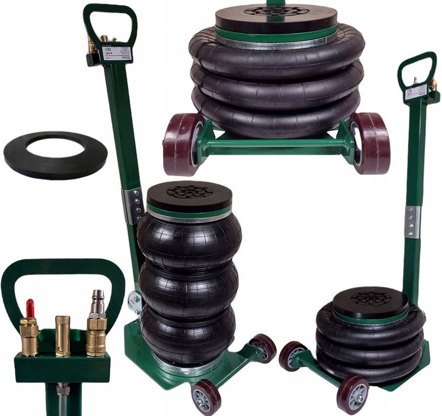 PODNOŚNIK PNEUMATYCZNY 3- PODUSZKOWY 3,5T BAŁWANEK GUMA