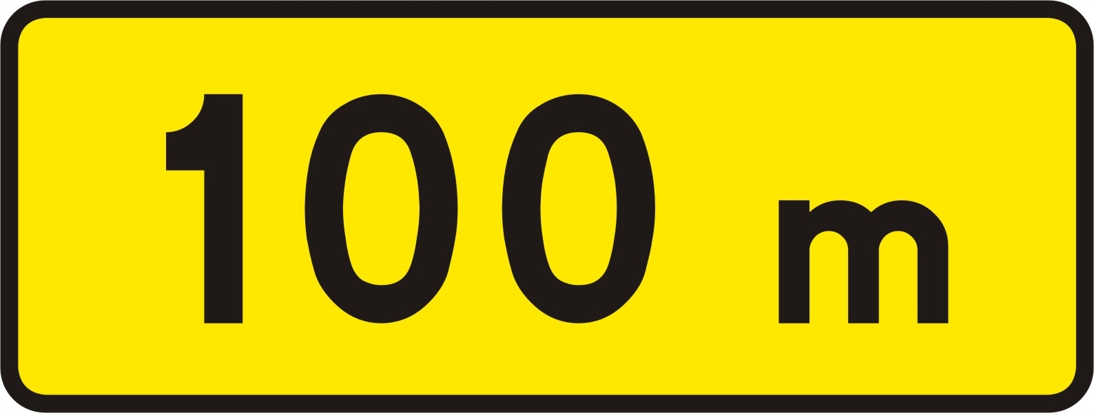 Tabliczka drogowa T-1 600x250 mm folia I gen ODBLASK szybka dostawa