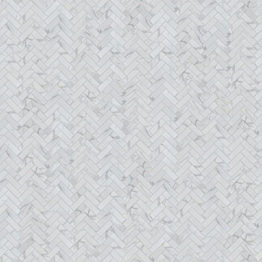MOZAIKA CERAMICZNA MINI CHEVRON HERRINGBONE CARRARA MAT Grubość 5 mm