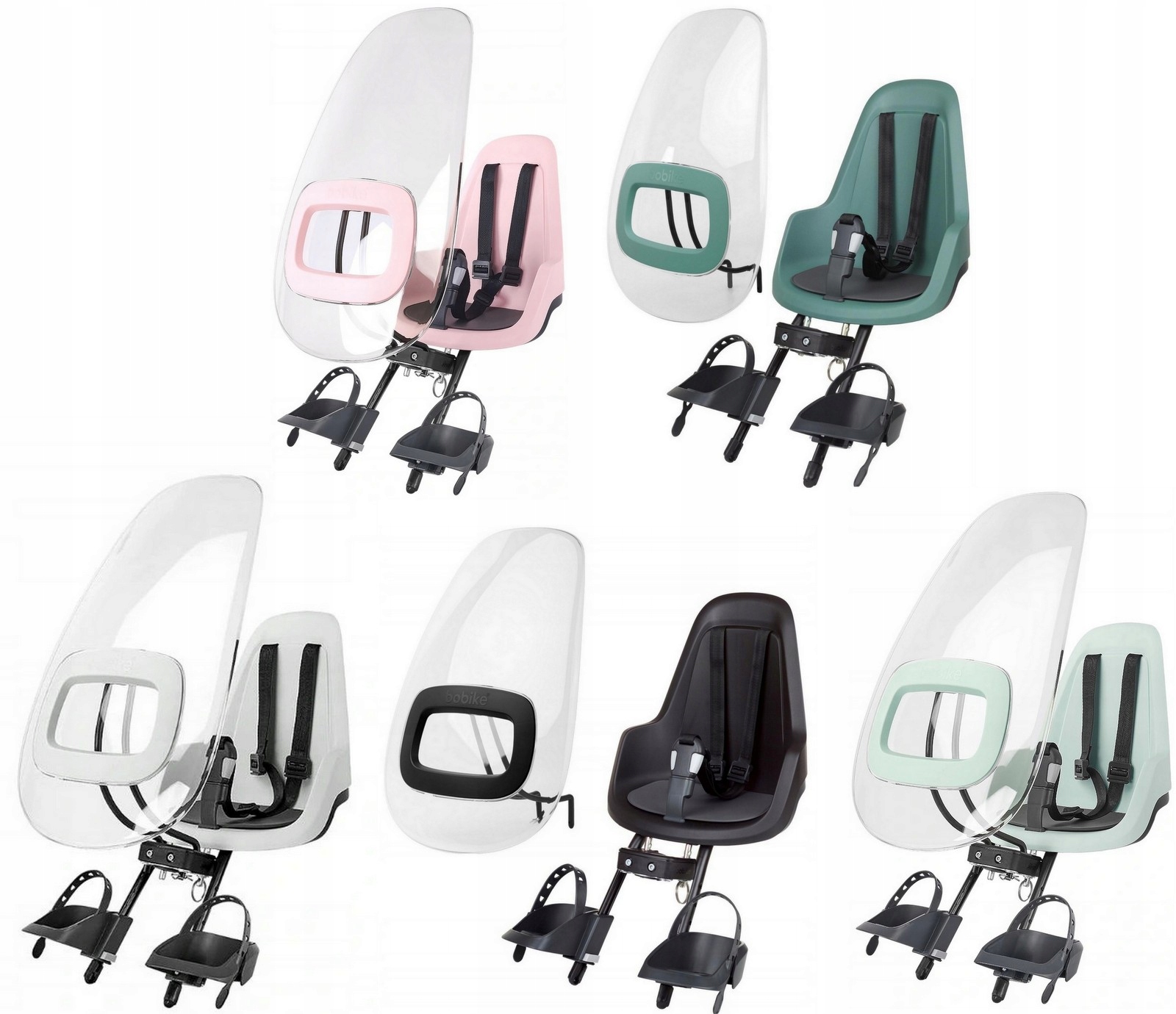 Fotelik rowerowy Go mini 9-15kg Na Przód Osłona