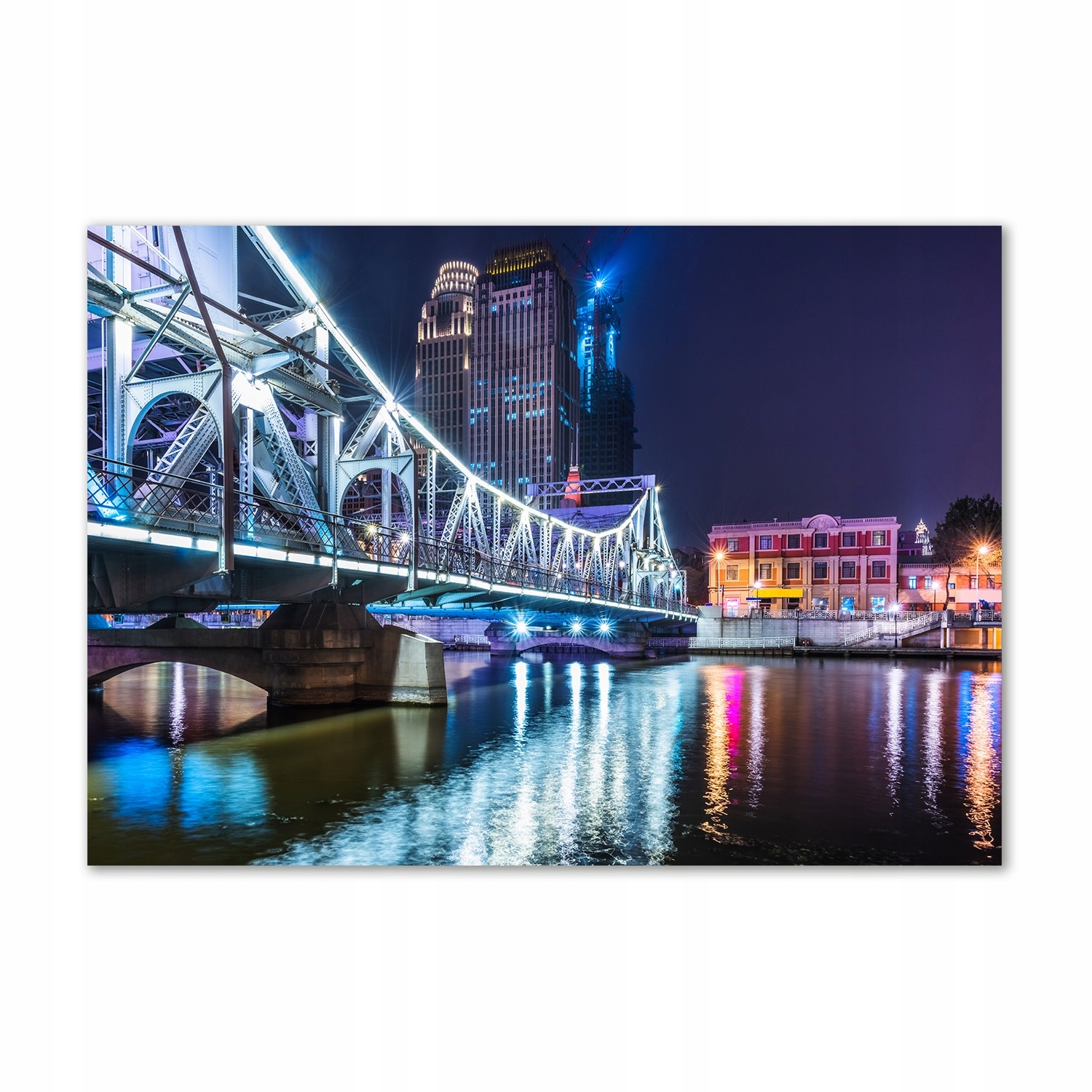 

Foto obraz szkło hartowane Szanghaj most 100x70