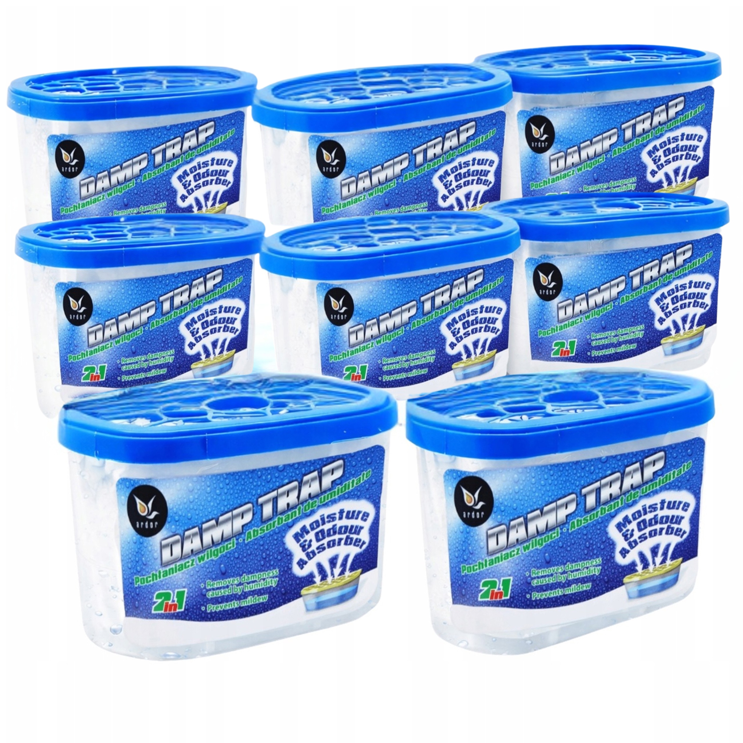 ARDOR POCHŁANIACZ WILGOCI OSUSZACZ NA PLEŚŃ WILGOĆ BEZZAPACHOWY 400ML 8szt