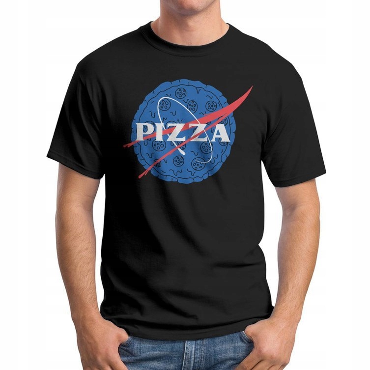 

Koszulka T-Shirt Pizza Space Logo L