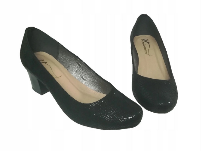 

32. Uniwersał wygodne, eleganckie czółenka s.nat.