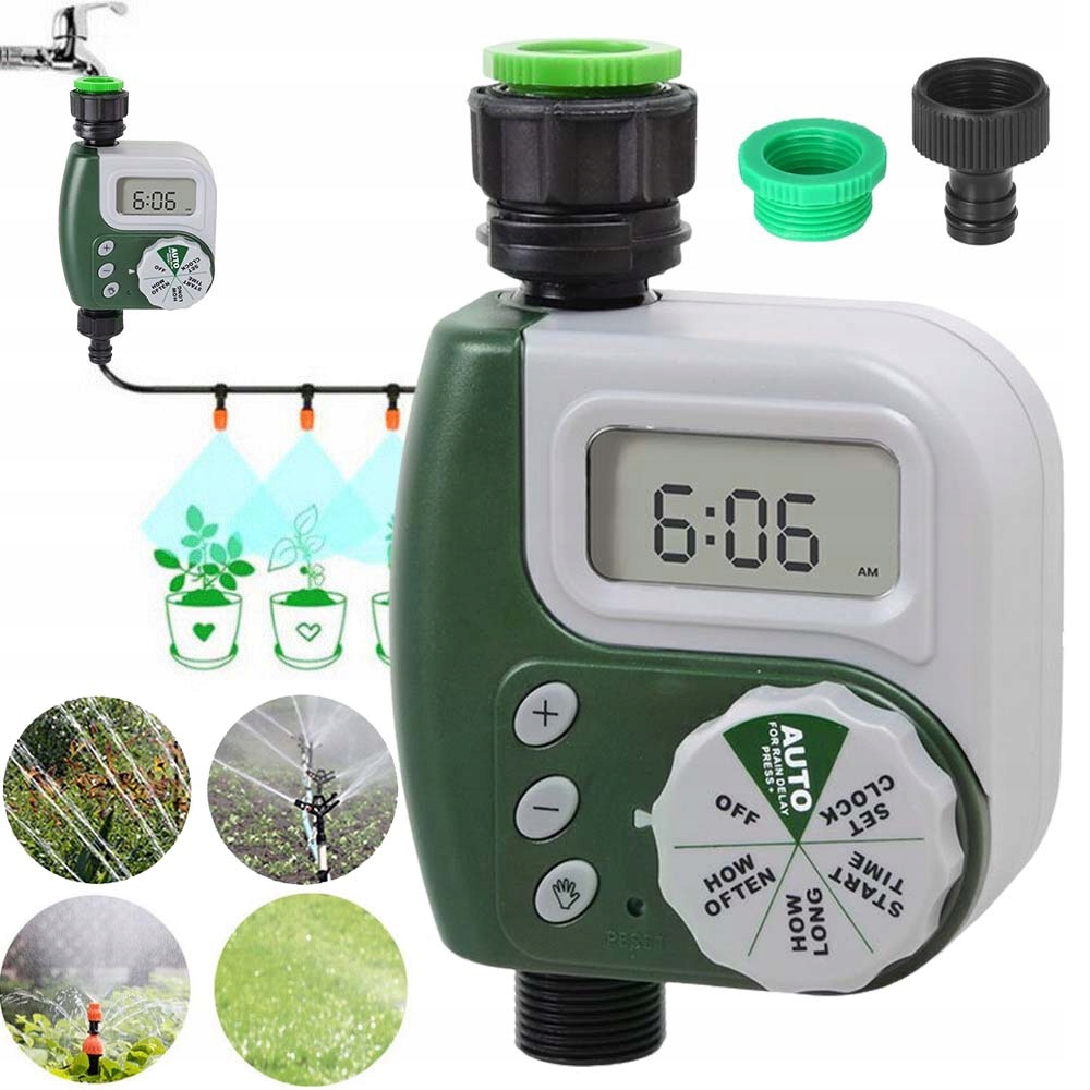 Elektroniczny Sterownik Nawadniania Programator Timer Nawadniania 3-8BAR