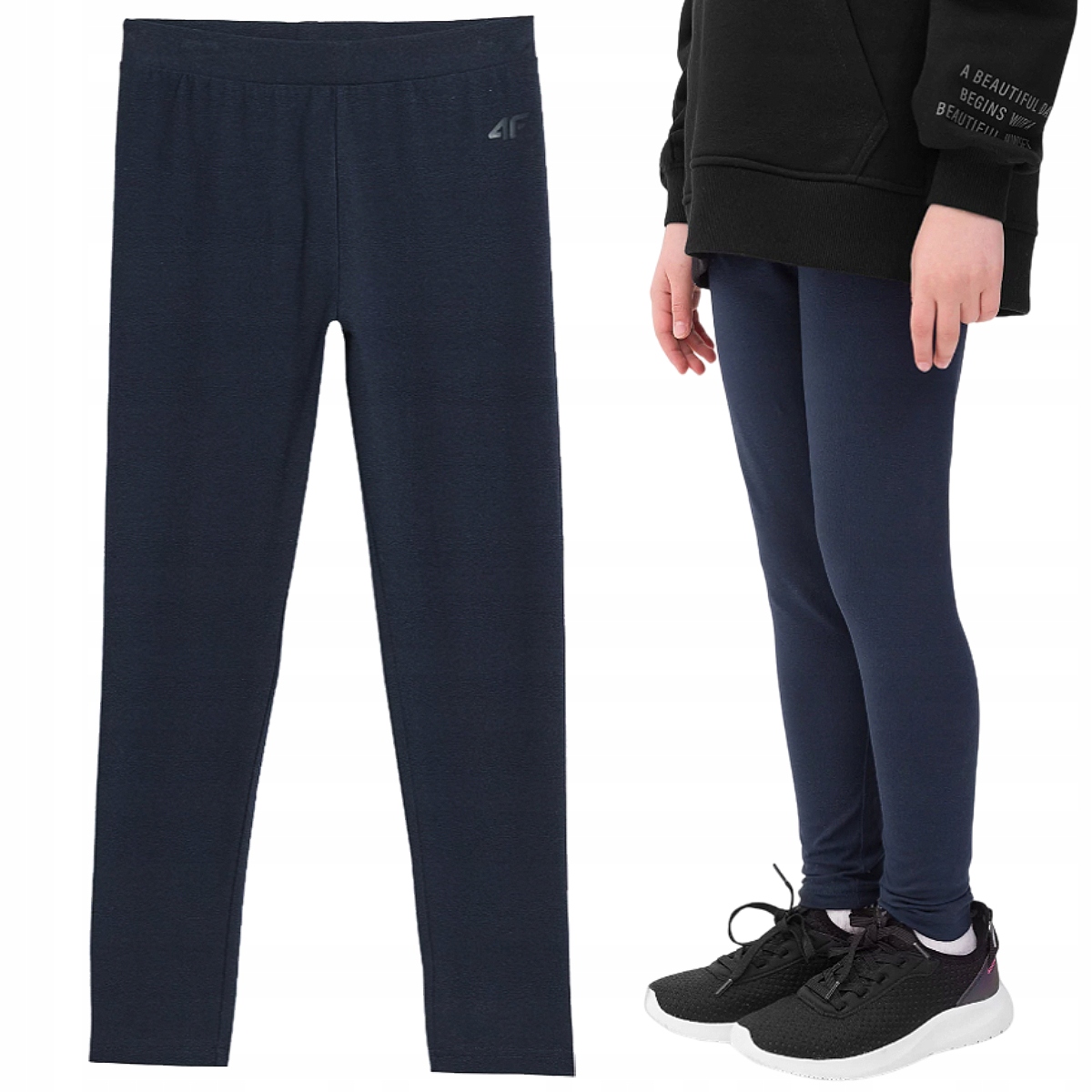 

Leginsy 4F Sportowe Legginsy Do Biegania Dziecięce