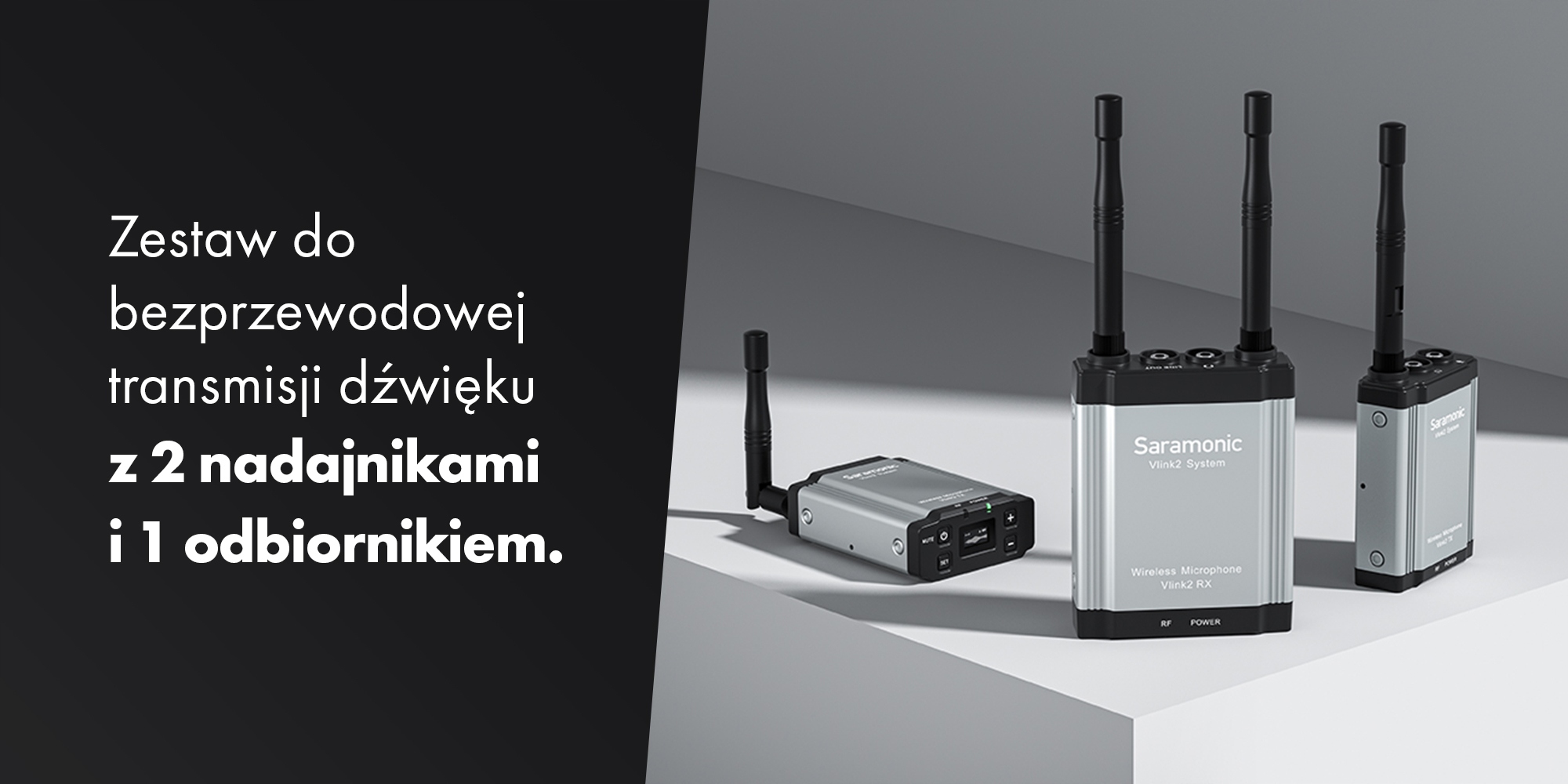 Bezprzewodowy Zestaw Mikrofonów Saramonic Vlink2 Łączność bezprzewodowa